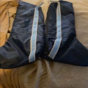 Tall boot bag- two pieces